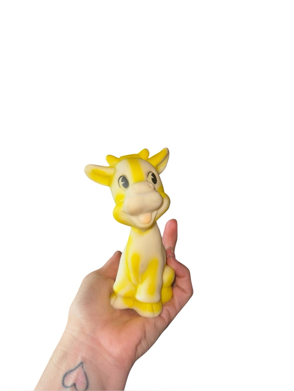Vintage rubber cow squeak
